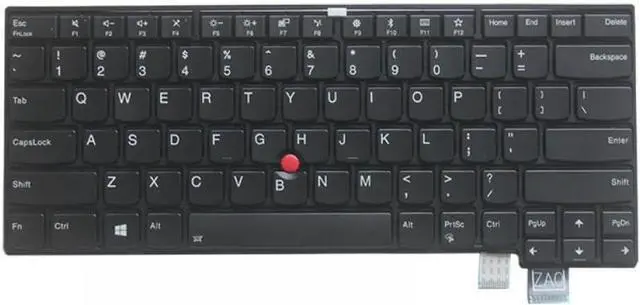 Alt view image 4 of 6 - US English Keyboard Compatible with T460S T470S Models 01EN682 01EN723 01EN600(with Backlight)