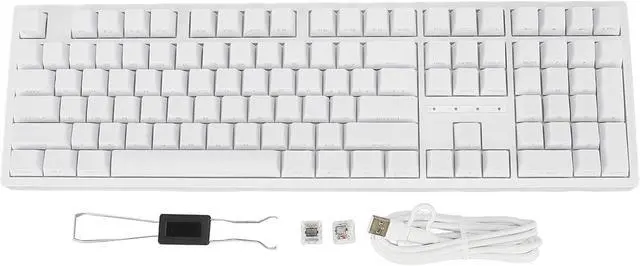 Main image of 108 Key Mechanical Keyboard, Full Key Hot Swappable 3 Modes Keyboard Type C Wired Mechanical Keyboard RGB Multiple Lighting Modes