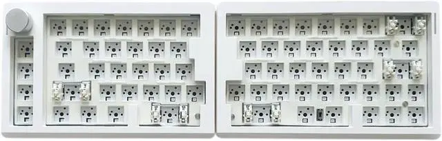 Alt view image 4 of 7 - GMK70 Mechanical Keyboard Set Featuring Hot Swappable Capability LED Illumination Quiet Switching Office Use