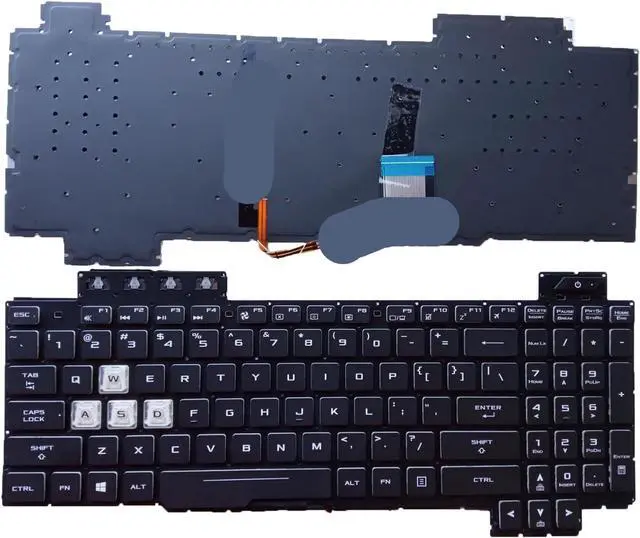 Main image of Backlit US Keyboard Compatible with FX80 FX80GD FX80GE FX80GM Replacement