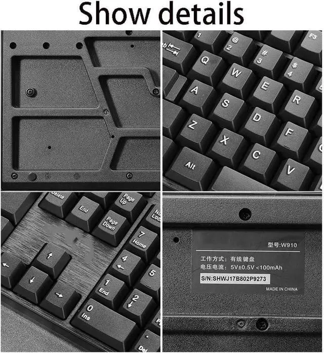 Alt view image 5 of 7 - ARCH Ergonomic Design Keyboard, Computer Keyboard with Numeric Keypad for Computer/Desktop/PC/Laptop/Windows 10/8/ 7 (Color : B)