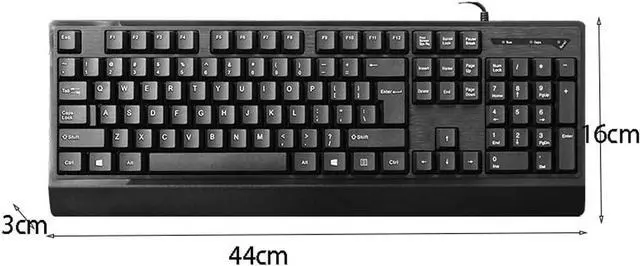 Alt view image 7 of 7 - ARCH Ergonomic Design Keyboard, Computer Keyboard with Numeric Keypad for Computer/Desktop/PC/Laptop/Windows 10/8/ 7 (Color : B)