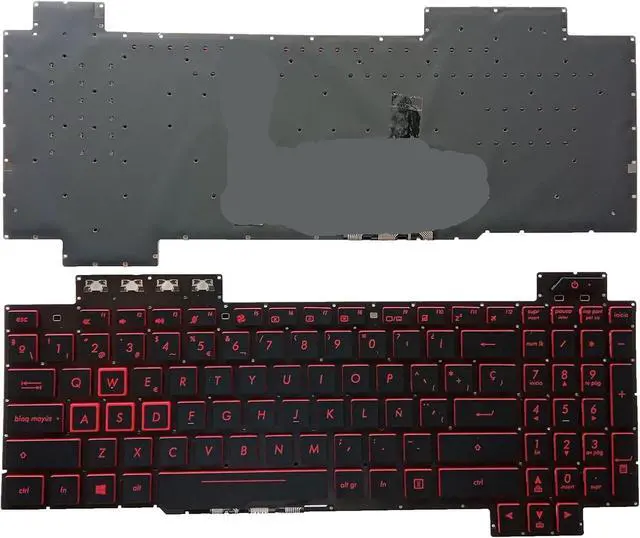 Main image of Compatible with Gaming FX80 FX80GD FX80GE FX80GM Spanish Keyboard Backlit Replacement Keyboard