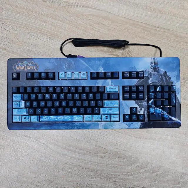 Alt view image 7 of 7 - Cherry Original G80-3494 Cherry G80-3000/3494 World of Warcraft 104 Full Size Gaming NKRO Mechanical Keyboard