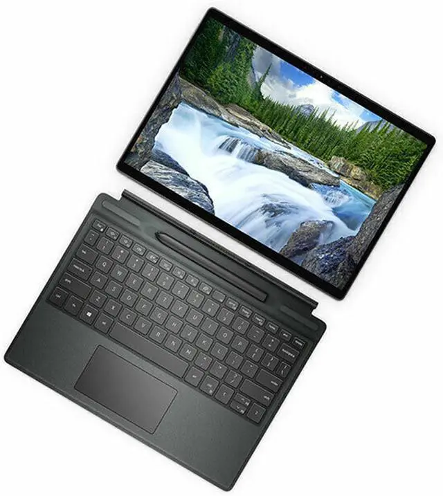 Alt view image 4 of 7 - Fabater K19M Detachable Laptop Keyboard with Touch Pen, for Latitude 7320, 7310, Backlighting Touchpad, Seamless Connection, Replacement Keyboard, Travel Keyboard