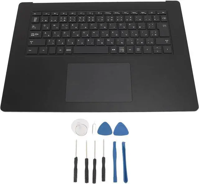 Alt view image 2 of 7 - Keyboard Replacement for Laptop 3/4 15 Inch, Japanese Layout, Laptop Keyboard Repair Parts, Keyboard with Touchpad