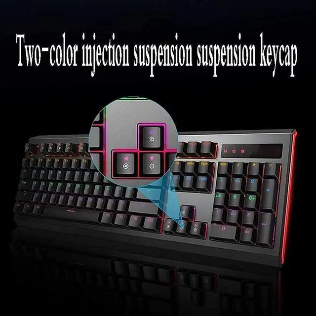 Alt view image 6 of 6 - Wireless Mechanical Keyboard,Wireless Keyboard for Home/School/OfficeColorBlack