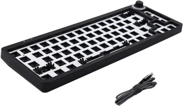 Main image of Gadpiparty 1set Mechanical Keyboard Kit RGB Lighting Wired Hot-swappable PCB Compact Design Multi-Function Knob Portable Modular Computer Accessory