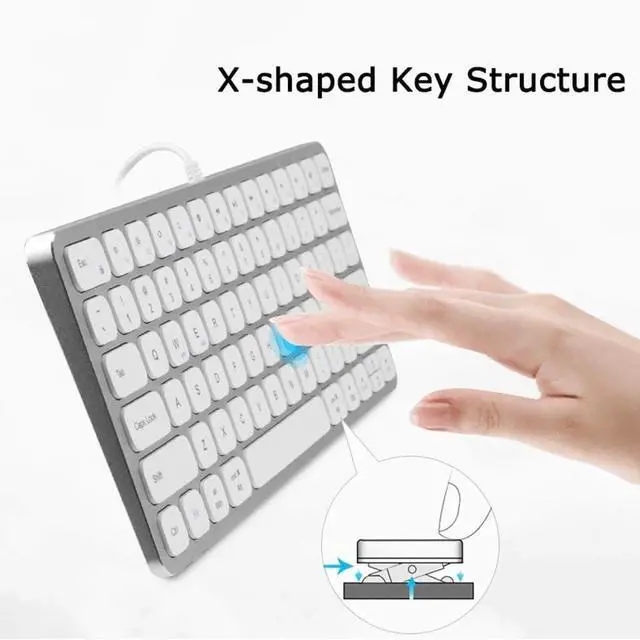 Alt view image 3 of 3 - Wireless Mechanical Keyboard,Wireless Keyboard Mouse Compact Package Perfect for Travel