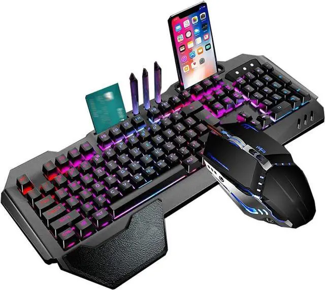 Main image of Keyboard Mouse Headset Kit,Gaming Keyboard and Mouse,USB Mechanical Keyboard for Windows, Laptop Desktop Computer Desktop PC (Color : Keyboard Mouse)
