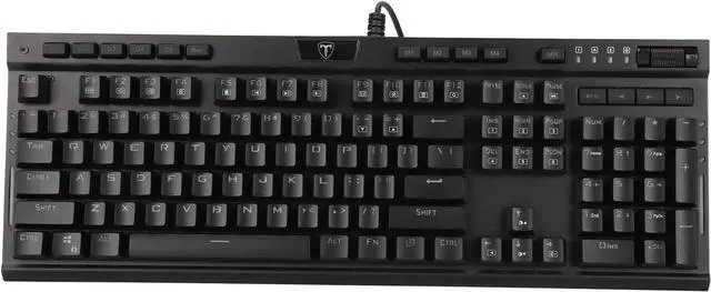 Alt view image 2 of 7 - Restokki Mechanical Keyboard RGB Waterproof Macroprogramming Wired Keyboard E Sports Blue Switch Gaming Keyboard with Wrist Pad