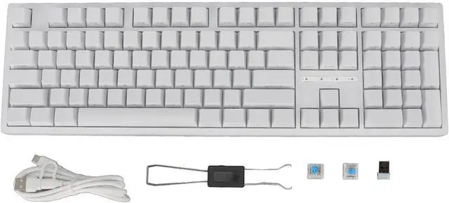 Main image of Gaming Keyboard, 2.4G / BT3.0 5.0/Type C Wired Mechanical Keyboard, RGB Backlit 108 Keys Blue Switch Computer Keyboard for 2000, for ME, for XP, for Vista