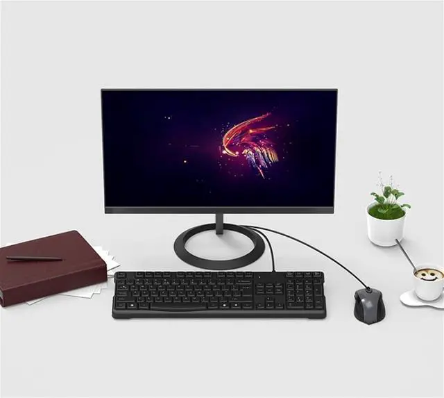 Alt view image 4 of 7 - Keyboard Wired Game Keyboard USB Waterproof Notebook Desktop Computer Game Business Office