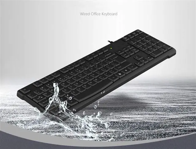 Alt view image 5 of 7 - Keyboard Wired Game Keyboard USB Waterproof Notebook Desktop Computer Game Business Office