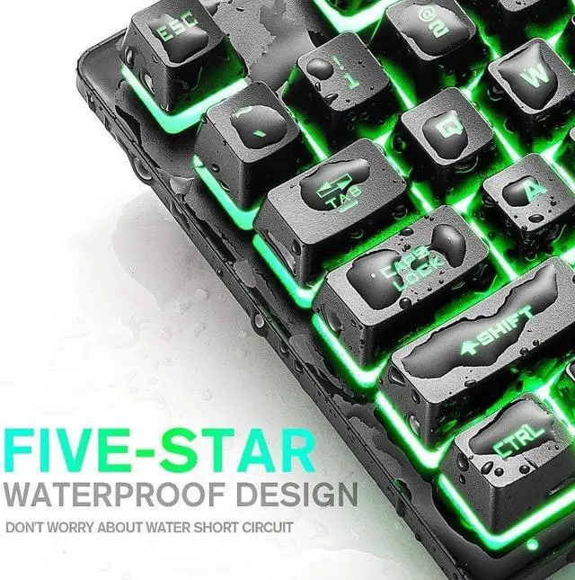 Alt view image 2 of 7 - Computer Keyboard,Keyboard for Windows/PC/Laptop/Desktop, Mechanical Gaming Keyboard USB Wired for PC Game