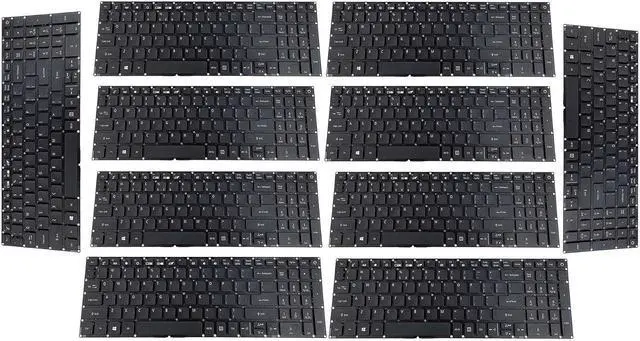 Main image of KbsPro 10pcs Pack Keyboard for Acer Aspire A515-51 5 A515-51G 5 A517-51 A715-71 A715-71G A715-72 A717-71 A717-72G Laptop US Layout Without Backlit