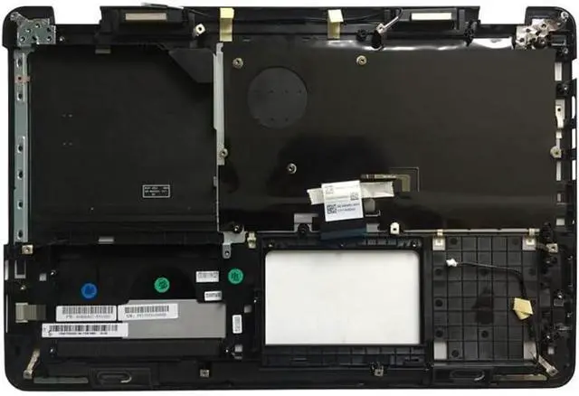 Alt view image 4 of 6 - Black Backlit Laptop Keyboard with Palmrest Upper Cover Compatible with Q553 Q553U Q553UB Model 90NB0AZ1-R31US0 0KN0-SR3US13