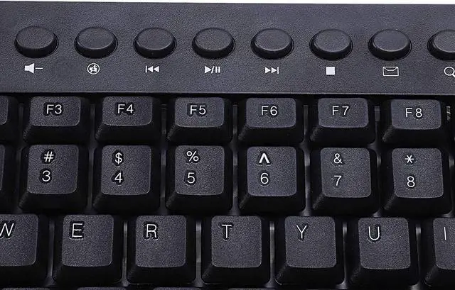 Alt view image 2 of 7 - zhanghong Black Ultra-Thin Quiet Small Size 85 Keys Multimedia USB Keyboard for Laptop Pc