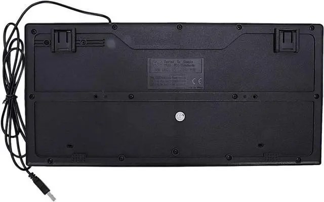 Alt view image 6 of 7 - zhanghong Black Ultra-Thin Quiet Small Size 85 Keys Multimedia USB Keyboard for Laptop Pc