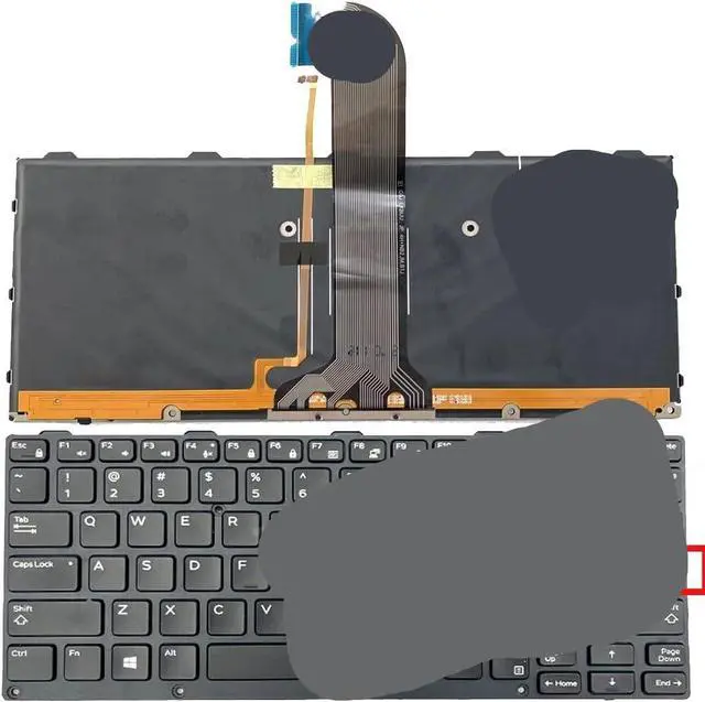 Main image of US Backlit Keyboard Compatible with 5404 5414 5420 5424 5430 7202 7204 7214 Models