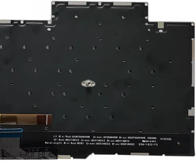 Alt view image 5 of 6 - Laptop Russian Keyboard Compatible with Strix Scar II GL704 GL704GM GL704GM-DH74 GL704GV GL704GV-DS74 GL704GW GL704GW-PS74 Compatible Replacement