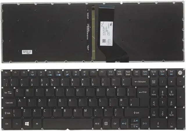 Main image of Laptop Keyboard Compatible with Aspire V3-574 V3-574G V3-574T V3-574TG V3-575 V3-575G V3-575T V3-575TG US UK Spanish Latin German Layout(UK with Backlit)