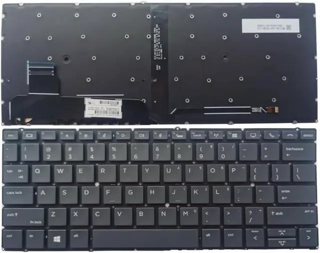Main image of US Keyboard Compatible with X360 830 G5 830 G6 Compatible with L40527-B31 L40527-001 L56442-B31 L56442-001 No Frame