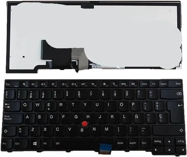 Main image of Backlit Keyboard T440 T450 T460 T440S T450S Latin American Spanish Layout Compatible with Models 01AX313 04X0142 04X0104