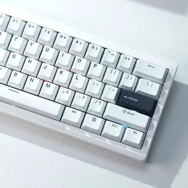 Alt view image 4 of 7 - GMK61 75% Mechanical Gaming Keyboard 5.0/2.4Ghz/USB C with Programmable Backlights Interfaces Gasket