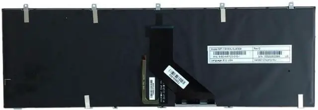 Alt view image 2 of 5 - US Keyboard Compatible with W650SRH W650 W655 W650SR W650SC R650SJ W6500 W650SJ W655SF W655SC W650SH MP-12N76SU-430 Compatible Replacement