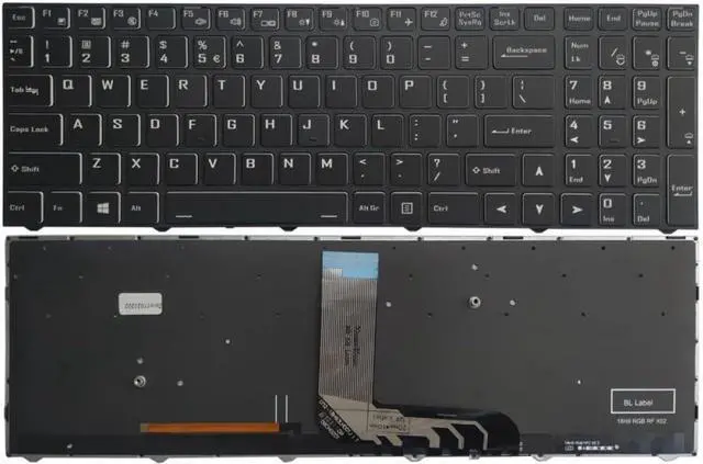 Main image of US Laptop Keyboard Compatible with G5KC G5 MD GD G7 MD GD G7KC 6-80-N15Z0 N815Z0 CVM18H96GB9430 CVM18H93US
