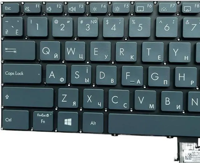 Alt view image 4 of 5 - Backlit Keyboard Compatible with UX582 RU15 Models UX582LR UX582HS UX582HM UX582ZM UX582ZW NSK-WX2BU
