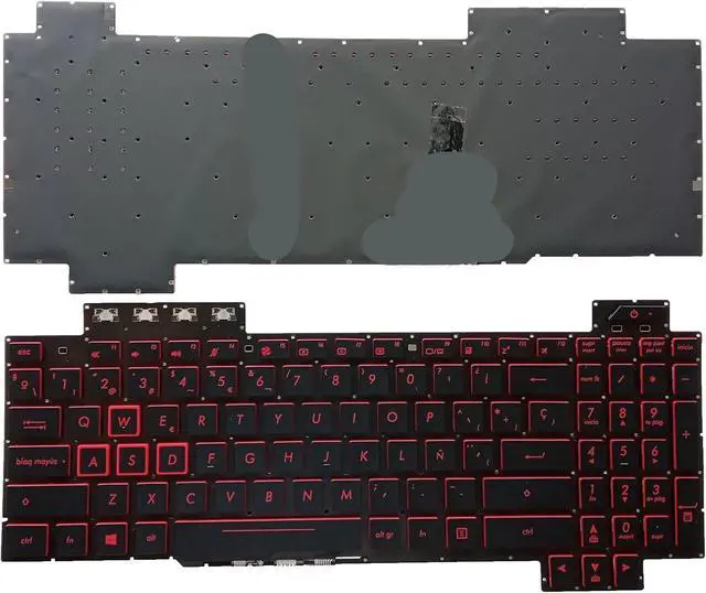 Main image of Spanish Backlit Keyboard Compatible with FX505 FX505GD FX505GE FX505GM FX505GT FX86F TUF Gaming Series