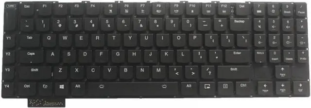 Alt view image 3 of 5 - Backlit US Keyboard Compatible with Gaming Y900 Y910 Compatible with Similar Models No Frame