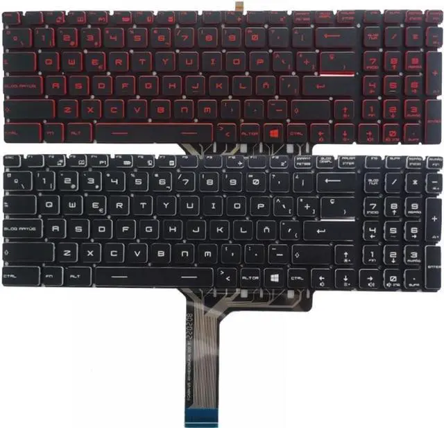 Alt view image 2 of 3 - UK Spanish Layout Laptop Keyboard Compatible with GE63 GE73 GE63VR GE73VR GS63 GS63VR MS-16K2 GS63VR 6RF GS63VR 7RF GS70 2OD GS70 2PC GS60 2QD(UK NO Backlit TYPE2)