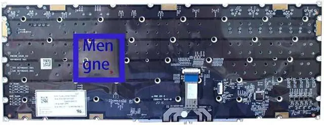 Alt view image 3 of 3 - Laptop Ukrainian Keyboard Compatible with Ace-r Predato-r Trito-n 500 PT515-51 Per-Key RGB Backlit, Black