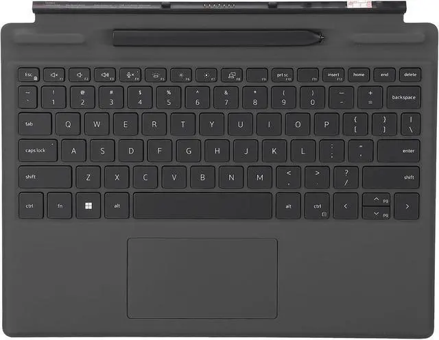 Alt view image 7 of 7 - Fabater K19M Detachable Laptop Keyboard with Touch Pen, for Latitude 7320, 7310, Backlighting Touchpad, Seamless Connection, Replacement Keyboard, Travel Keyboard