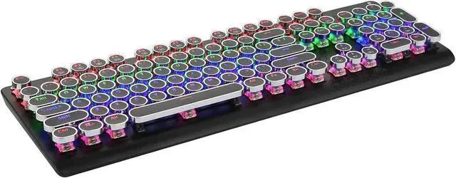 Alt view image 6 of 7 - Gaming Keyboard and Mouse, Wired Gaming Mechanical Keyboard 104keys Anti-ghosting Backlit LED for Gamer Laptop Computer