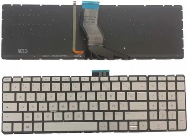 Main image of Compatible Laptop Keyboard for 15-AK 15-AR 15-AU 15-BC 17-U 17T-U 17-AB 17-G 17-W 17T-W TPN-Q172 TPN-Q173 Models French FR Layout