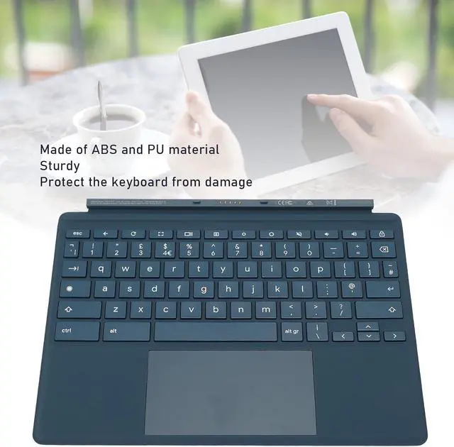 Alt view image 2 of 7 - Magnetic Gaming Keyboard - TPN H101K Keyboard for Chromebook x2 11 da0023dx, Magnetic Keyboard for Chromebook X2 11 Da0023dx 11in Touchscreen Tablet