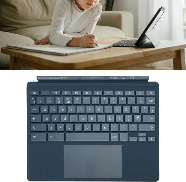 Alt view image 4 of 7 - Magnetic Gaming Keyboard - TPN H101K Keyboard for Chromebook x2 11 da0023dx, Magnetic Keyboard for Chromebook X2 11 Da0023dx 11in Touchscreen Tablet