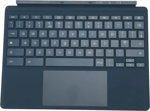 Alt view image 6 of 7 - Keyboard TPN H101K Magnetic Keyboard for Chromebook X2 11 Da0023dx 11in Touchscreen Tablet
