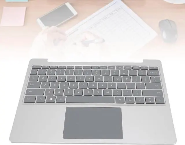 Alt view image 2 of 7 - Zopsc Bluetooth Keyboard with Touchpad for Go 1943, Ultra Slim Tablet Keyboard with Touchpad for Go 1943 12.4inch Laptop, Portable Bluetooth Keyboard Replacement