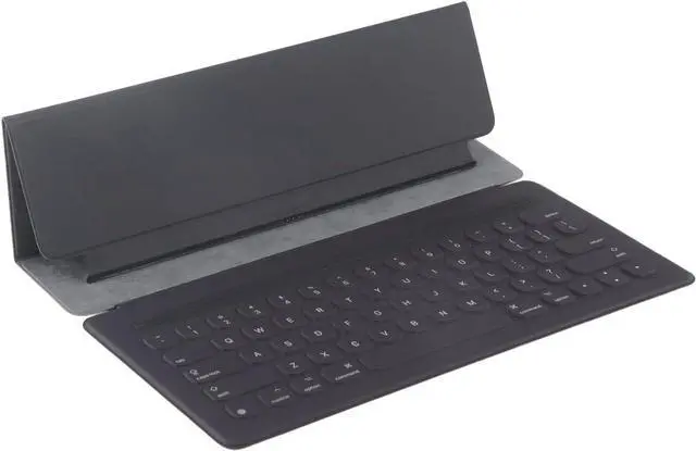 Main image of Smart Keyboard, 64 Keys Full Size Tablet Keyboard UK Version Ultra Slim Wireless Portable Tablet Keyboard with Leather Case for iOS Tablet Pro 12.9 Inch 1st 2nd Gen