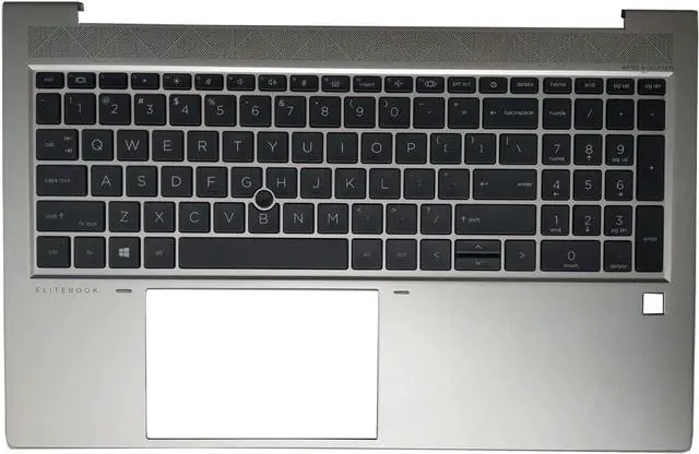 Main image of New Backlit US Keyboard for HP EliteBook 850 855 G7 G8 M35817-B31 6070B1707401 with Palmrest Upper Cover Case with Backlight
