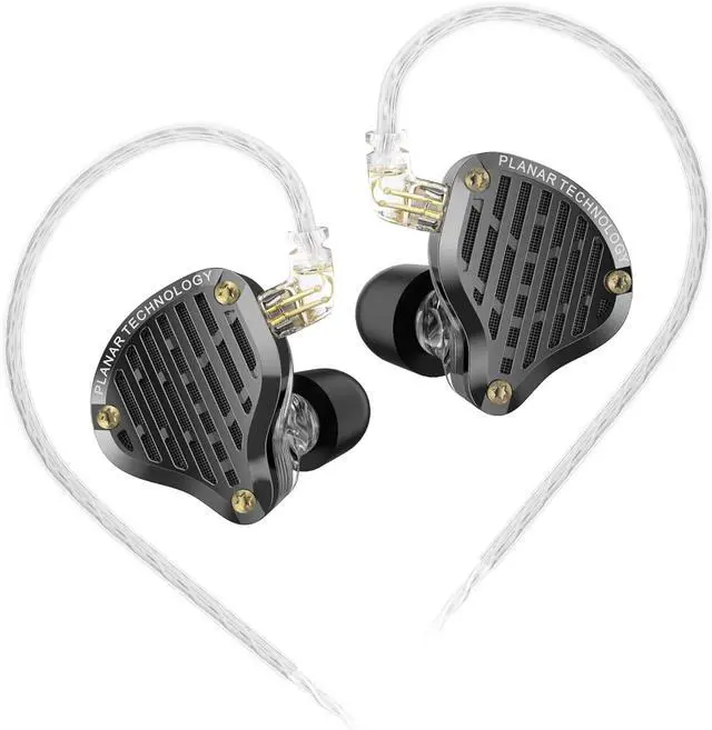 Main image of KZ PR3 in Ear Monitors Headphones with 13.2mm Planar Magnetic Driver,HiFi Stereo Sound IEM Earphones with Memory Foam Tips Comfortable&Secure Fit Wired Earbuds for Singers Musicians DJ Stage Gaming