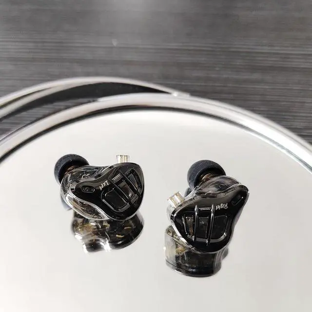 Alt view image 4 of 7 - KZ ZAR in-Ear Monitor Headphones 7BA+1DD Hybrid Drivers HiFi Noise Isolation Wired Earphone with 2pin Detachable Cable for Singers