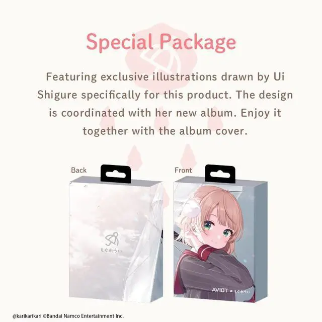 Alt view image 5 of 7 - AVIOT VTuber Ui Shigure Wireless Earbuds TE-D01v-SGR, Officially Licensed (Exclusive Edition) Special Package, Design, Japanese Special Voice, Noise Canceling Earbuds