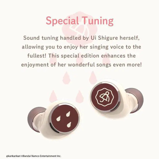 Alt view image 6 of 7 - AVIOT VTuber Ui Shigure Wireless Earbuds TE-D01v-SGR, Officially Licensed (Exclusive Edition) Special Package, Design, Japanese Special Voice, Noise Canceling Earbuds