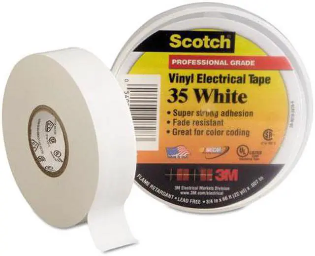 Main image of Scotch #35 White Pro Vinyl Electrical Tape 3/4" x 66ft